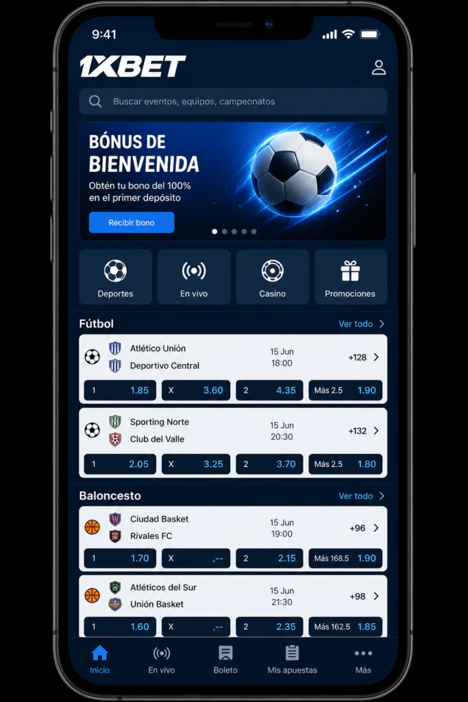 1xBet Aplicación